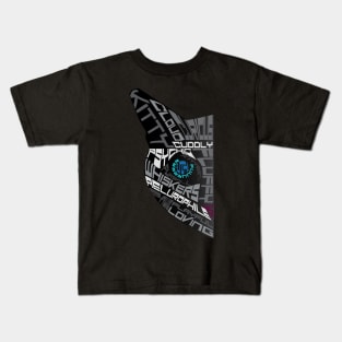 Psytrance Cat Robot Dark Techno Kids T-Shirt